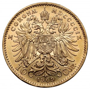 Austria, Franciszek Józef I, 10 koron 1909