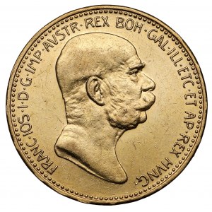 Austria, Franciszek Józef I, 20 koron 1908 - 60-lecie panowania