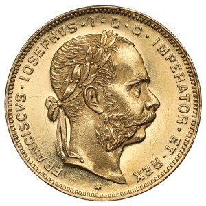 Austria, Franciszek Józef I, 8 florenów = 20 franków 1870