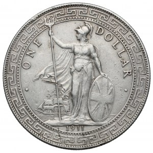 Great Britain, Trade Dollar 1911