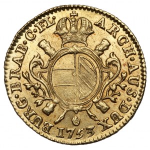 Niderlandy Austriackie, Maria Teresa, 1/2 suwerena 1753