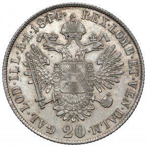 Austria, Ferdynand I, 20 krajcarów 1844-C