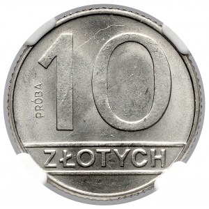 Próba NIKIEL 10 złotych 1989