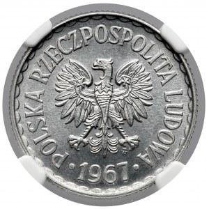 1 złoty 1967 - rzadki rok - piękna