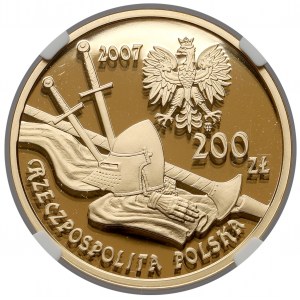 200 złotych 2007 Rycerz Ciężkozbrojny XV w.