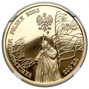 200 złotych 2003 Jan Paweł II, 25-lecie Pontyfikatu