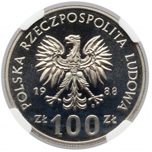 100 złotych 1988 Jadwiga - LUSTRZANKA