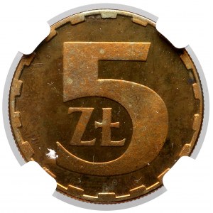 5 złotych 1986 - LUSTRZANKA