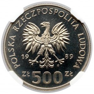 500 złotych 1989 Władysław II Jagiełło - LUSTRZANKA