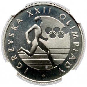 20 złotych 1980 XXII Olimpiada - biegacz - LUSTRZANKA
