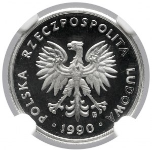 2 złote 1990 - LUSTRZANKA