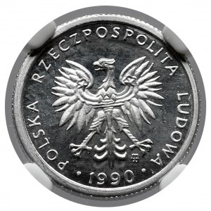 1 złoty 1990 - LUSTRZANKA