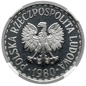 1 złoty 1980 - LUSTRZANKA