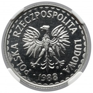 1 złoty 1988 - LUSTRZANKA