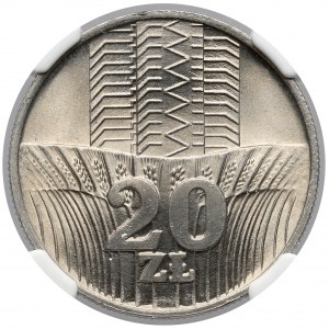 20 złotych 1973 Wieżowiec i łany zboża