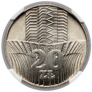 20 złotych 1976 Wieżowiec i łany zboża