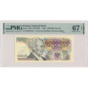 2 mln złotych 1992 - B