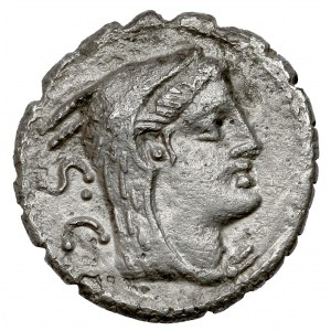 Republika, L. Procili F (80 p.n.e.) Denar Serratus