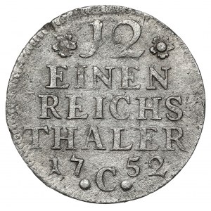 Preussen, Friedrich II, 1/12 taler 1752 C