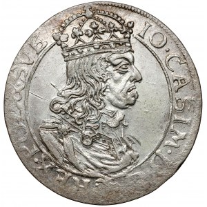 Jan II Kazimierz, Szóstak Kraków 1660 - tarcze proste