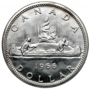 Canada, Elizabeth II, Dollar 1966