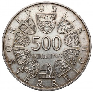 Austria, Johannes Paul II, 500 Schilling 1983