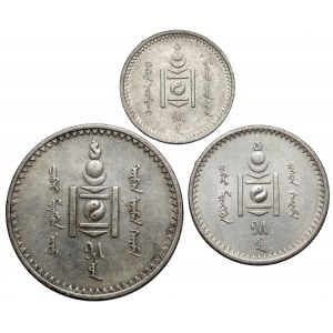 Mongolia, 20, 50 Möngö and Tögrög (1925) (3pcs)