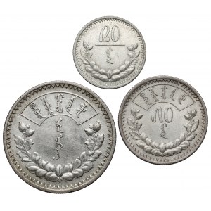 Mongolia, 20, 50 Möngö and Tögrög (1925) (3pcs)