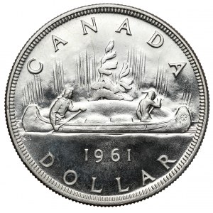 Canada, Elizabeth II, Dollar 1961