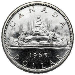 Canada, Elizabeth II, Dollar 1965
