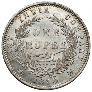 India - British, Victoria, Rupee 1840