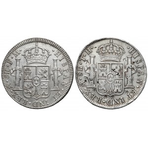 Mexico, Charles IV of Spain, 8 reales 1794-1807 (2pcs)