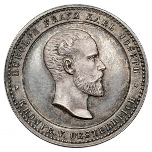 Austria, Medal - death of Rudolf, Crown Prince of Austria 1889