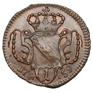 Austria, Franciszek I, Fenig 1759 WI - piękny