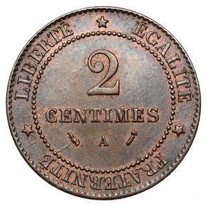 France, 2 Centimes 1896-A