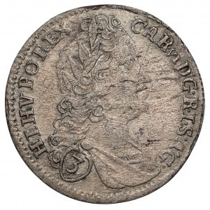 Austria, Karl VI, 3 Kreuzer 1725, Prague