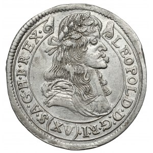Hungary, Leopold I, 15 kreuzer 1682 KB