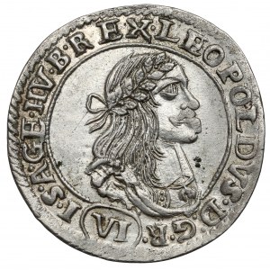 Hungary, Leopold I, 6 kreuzer 1670 KB