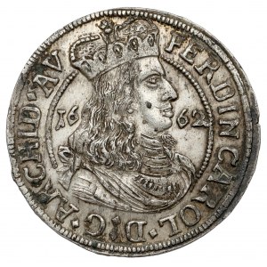 Austria, Ferdynand Karol, 3 krajcary 1662, Tyrol