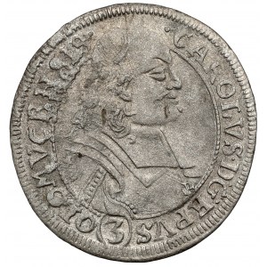 Bishopric of Olmutz, Karl II von Liechtenstein-Kastelkorn, 3 Kreuzer 1695