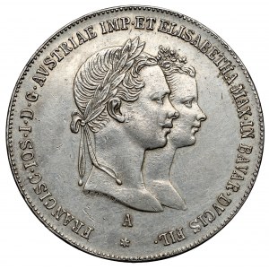Austria, Franciszek Józef I, Gulden zaślubinowy 1854 A