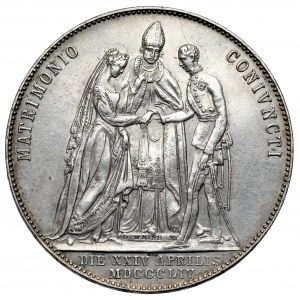 Austria, Franciszek Józef I, Gulden zaślubinowy 1854 A