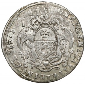 Karol X Gustaw, Ort Elbląg 1656 - w wieńcu laurowym - b.rzadki