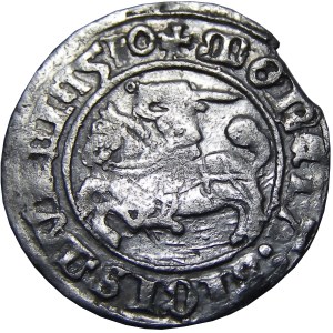 Zygmunt I Stary, półgrosz 1510, Wilno, CIEKAWY 11510