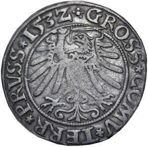 Zygmunt I Stary, grosz 1532, PRUSSI/PRUSS, Toruń