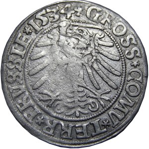 Zygmunt I Stary, grosz 1534, PRVSSIE/PRVSSIE, Toruń