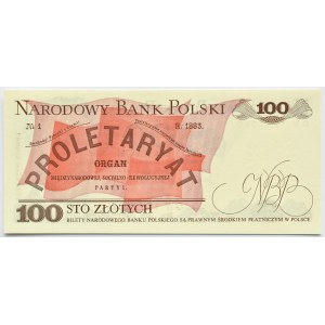 Polska, PRL, 100 złotych 1979, seria GW, Warszawa, UNC