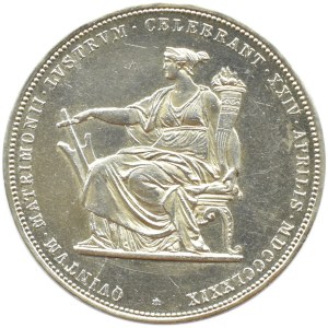 Austro-Węgry, Franciszek Józef I, 2 floreny 1879, Wiedeń, Srebrne Wesele