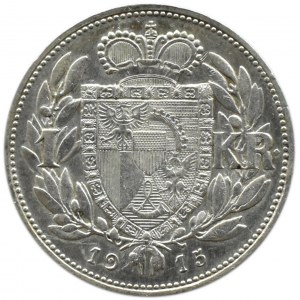 Liechtenstein, Johann, 1 korona 1915
