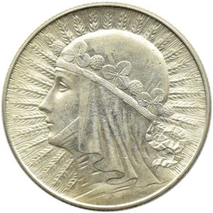 Polska, II RP, Głowa kobiety, 5 złotych 1934, Warszawa